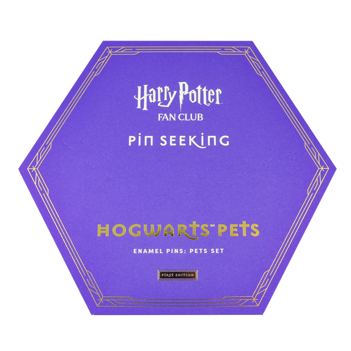 First Edition Hogwarts Pets Enamel Pins Set