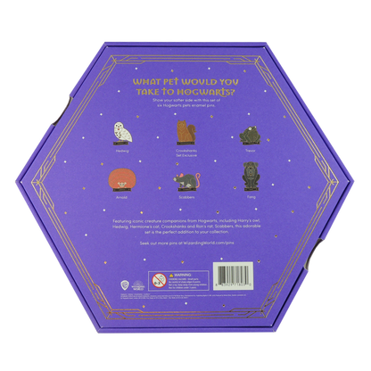 First Edition Hogwarts Pets Enamel Pins Set