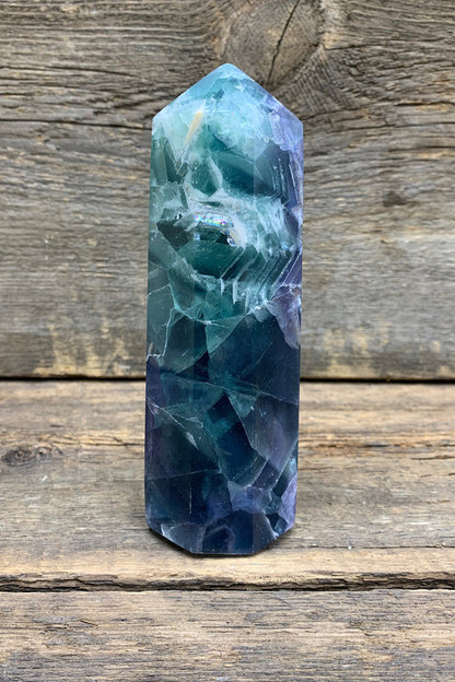 Fluorite Point 6-7" - Zero Point Crystals