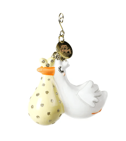 Flying Stork Shaped Ornament