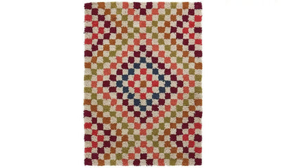 Folktale Tufted Wool Flatweave Rug - 160x120cm