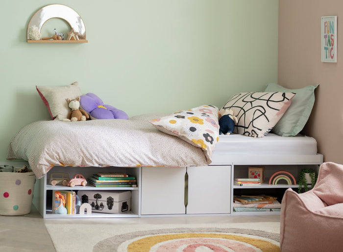 Frida Cabin Bed Frame - White ( B Grade 19124 )