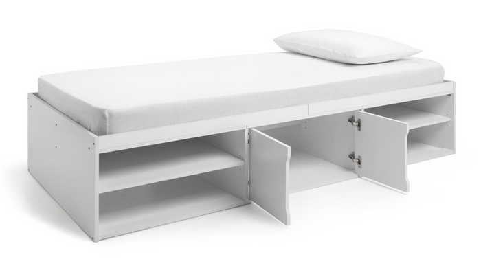 Frida Cabin Bed Frame - White ( B Grade 19124 )