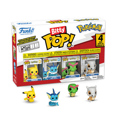 Funko Bitty POP!: Pokémon - Pokémon Characters 4-Pack Vinyl Figure
