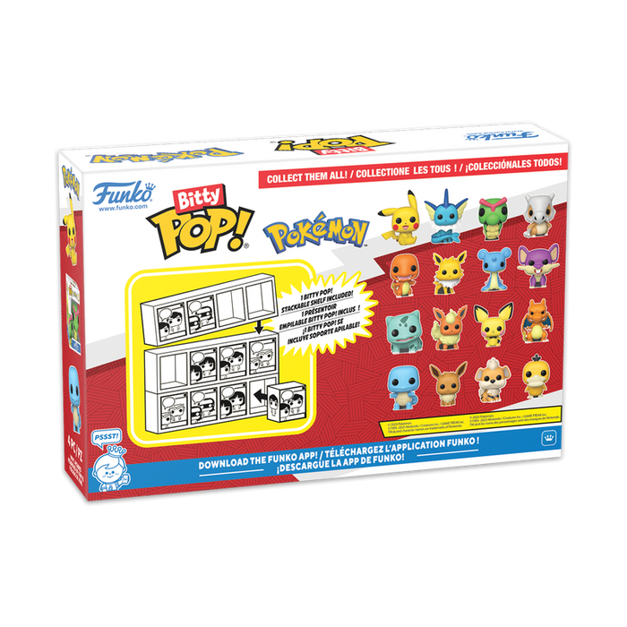 Funko Bitty POP!: Pokémon - Pokémon Characters 4-Pack Vinyl Figure