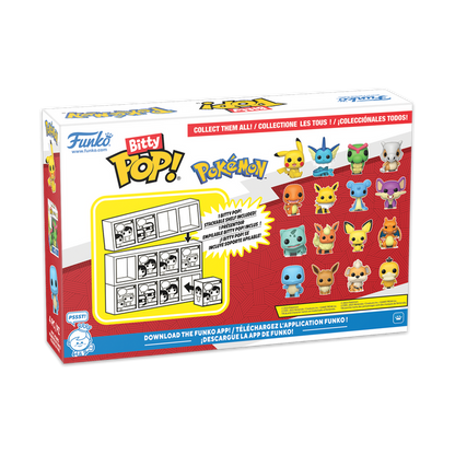 Funko Bitty POP!: Pokémon - Pokémon Characters 4-Pack Vinyl Figure