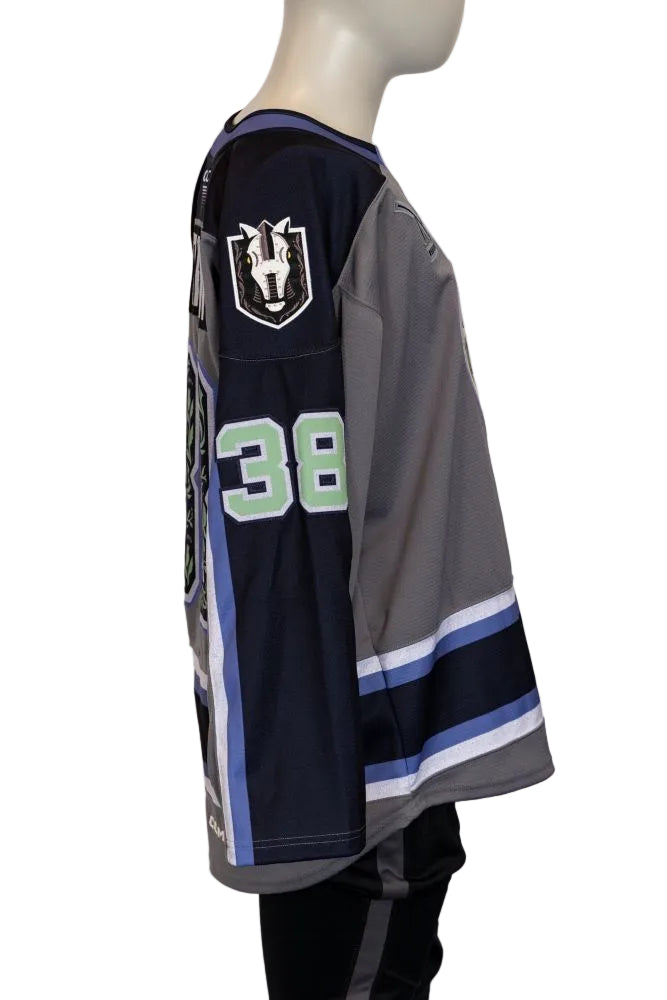 Game-Issued:#38 Jordan Gustafsson Donate Life Jersey-441 - Vegas Team Store