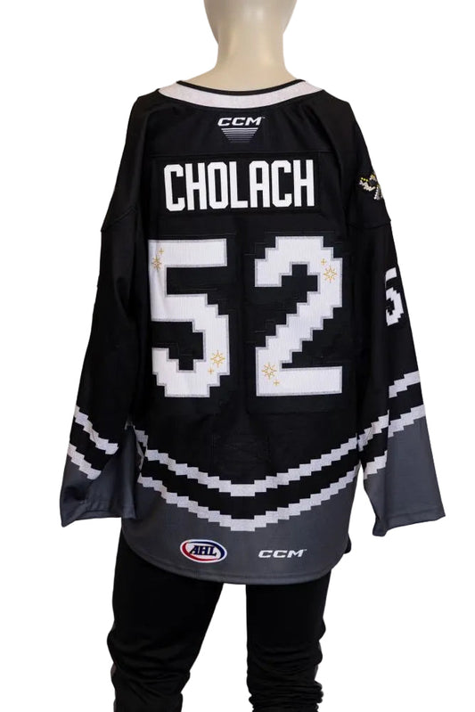 Game-Issued:#52 Artur Cholach Video Game Knight Jersey-432 - Vegas Team Store
