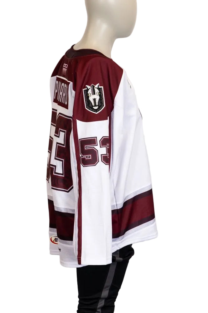 Game-Issued:#53 Simon Pinard Donate Life Jersey-438 - Vegas Team Store