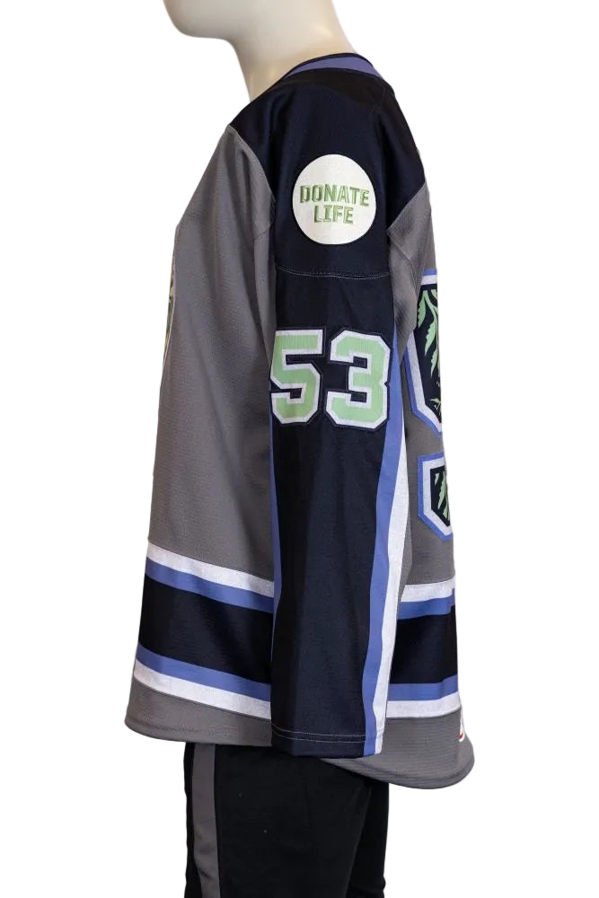 Game-Issued:#53 Simon Pinard Donate Life Jersey-560 - Vegas Team Store