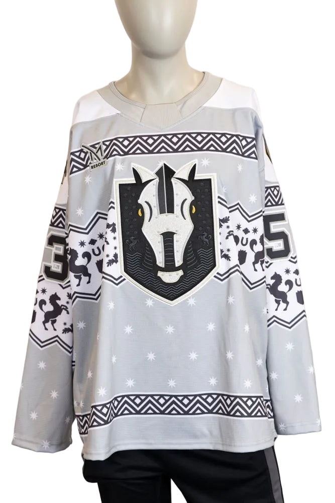 Game-Issued:#53 Simon Pinard Lucky Launch Jersey-553 - Vegas Team Store
