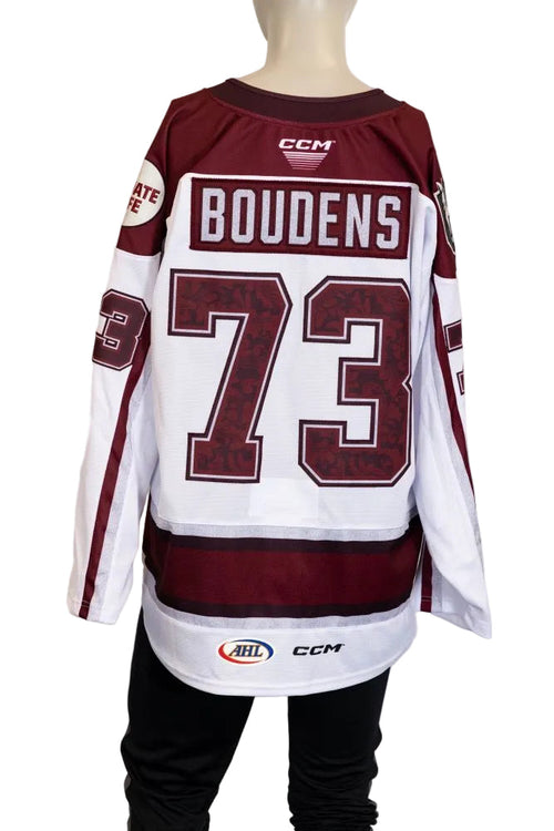 Game-Issued:#73 Matt Boudens Donate Life Jersey-562 - Vegas Team Store