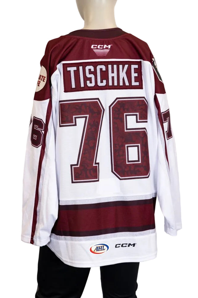 Game-Issued:#76 Peter Tischke Dsonate Life Jersey-559 - Vegas Team Store