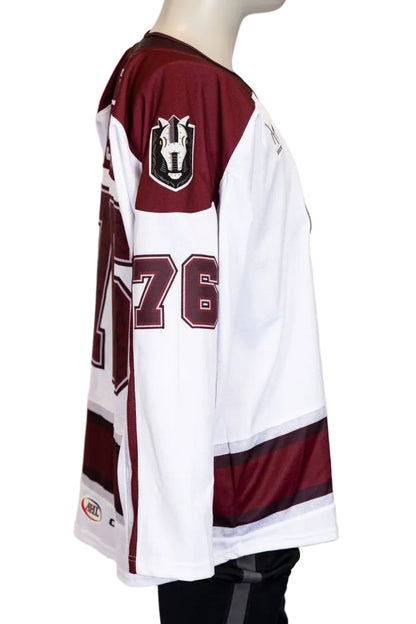 Game-Issued:#76 Peter Tischke Dsonate Life Jersey-559 - Vegas Team Store