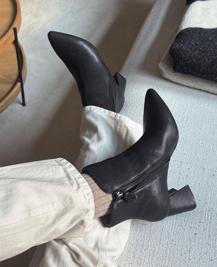 GENTLE SOULS - Danbury Leather Double Gore Heel Boot