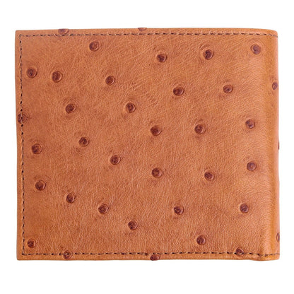 Premium exotic ostrich leather wallet for men – sophisticated gift idea