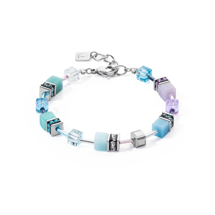 GeoCUBE Iconic Armband Aqua-Flieder - 2838/30-2026