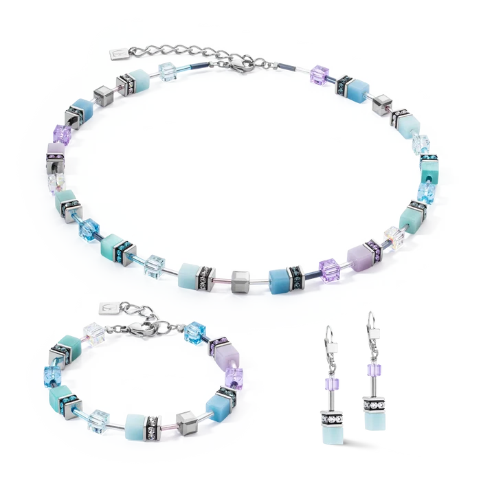 GeoCUBE Iconic Armband Aqua-Flieder - 2838/30-2026