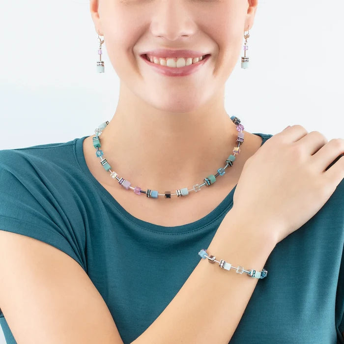 GeoCUBE Iconic Armband Aqua-Flieder - 2838/30-2026