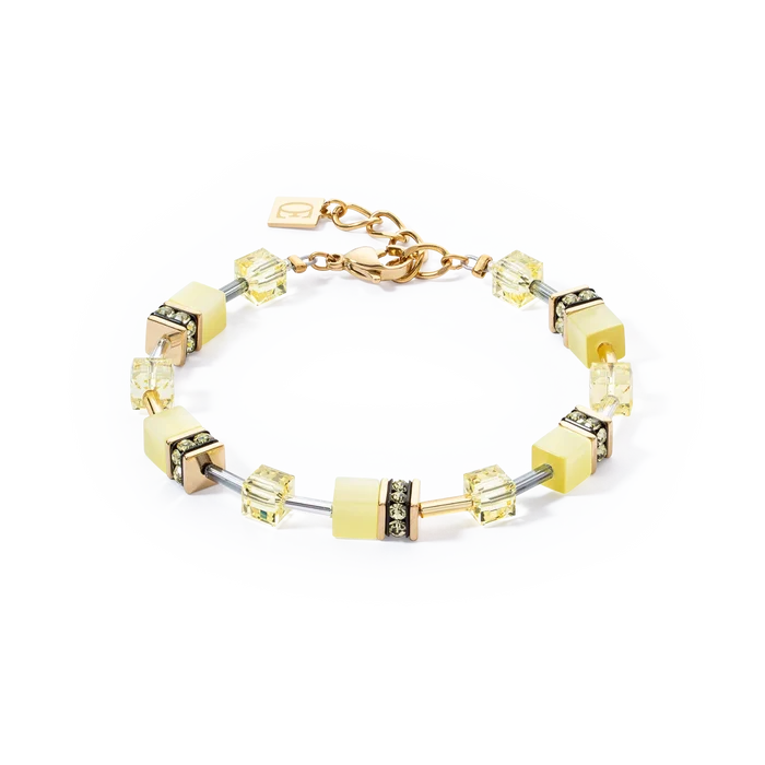 GeoCUBE® Iconic Mono Gold Armband Gelb - 4020/30-0120