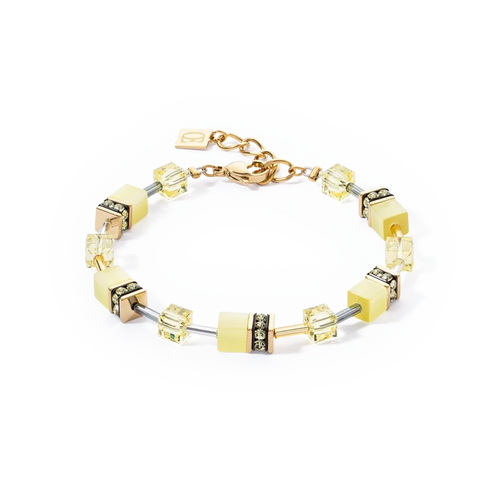GeoCUBE® Iconic Mono Gold Armband Gelb - 4020/30-0120