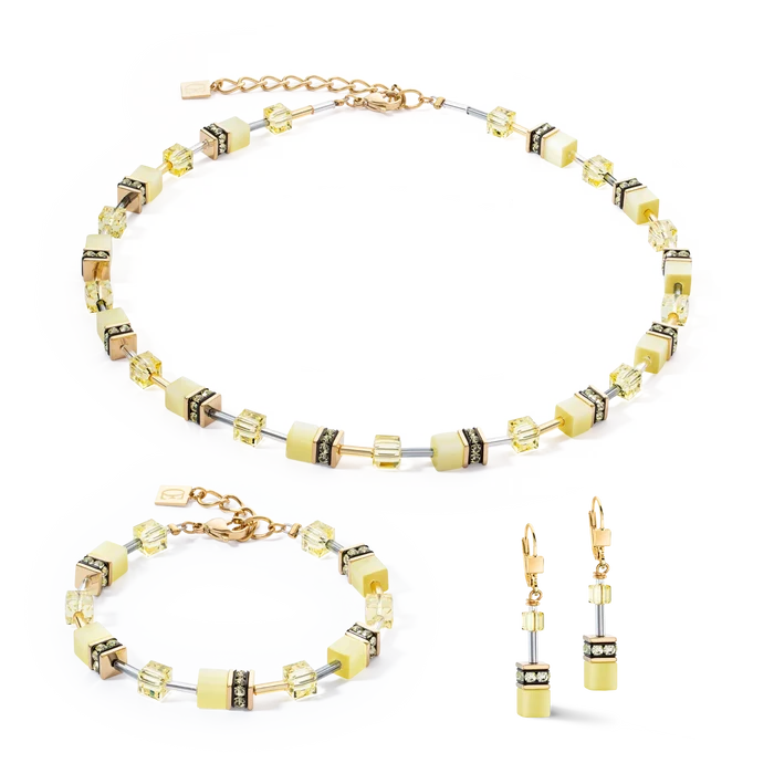 GeoCUBE® Iconic Mono Gold Armband Gelb - 4020/30-0120