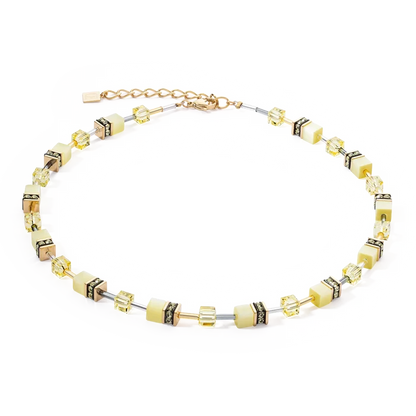 GeoCUBE® Iconic Mono Gold Halskette Gelb - 4020/10-0120