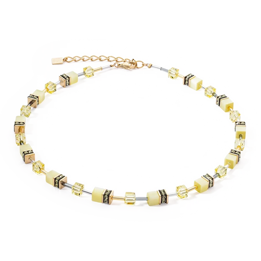 GeoCUBE® Iconic Mono Gold Halskette Gelb - 4020/10-0120