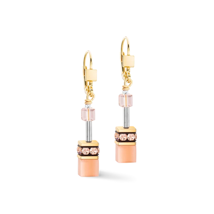 GeoCUBE® Iconic Mono Gold Ohrringe Apricot Crush - 4020/20-0230