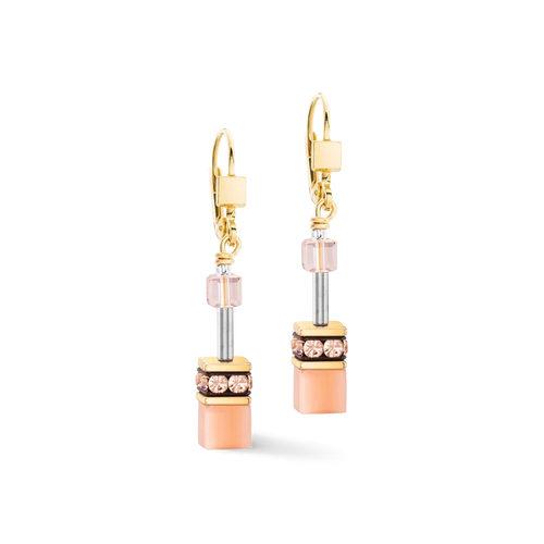 GeoCUBE® Iconic Mono Gold Ohrringe Apricot Crush - 4020/20-0230