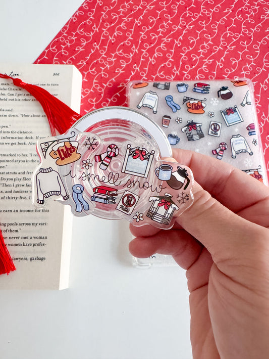 G.G. I Smell Snow MagSafe Phone & E-Reader Grip – Bookish Phone Accessory