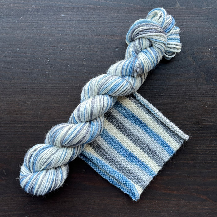 Ghostly - Self Striping Merino Nylon Sock & DK