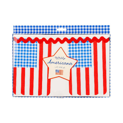 My Mind’s Eye Gingham Flag Banner