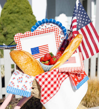 My Mind’s Eye Gingham Flag Paper Napkin