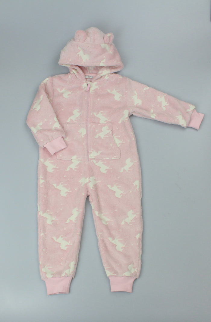 Girls Fleece Onesie - Pony (PK6) (2-6yrs) F42462