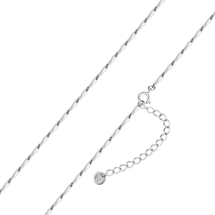 Glieder-Kette silber