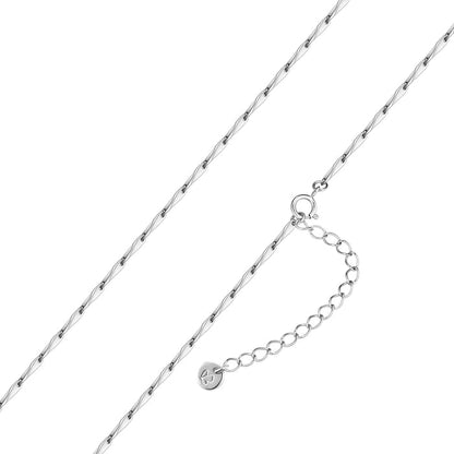 Glieder-Kette silber
