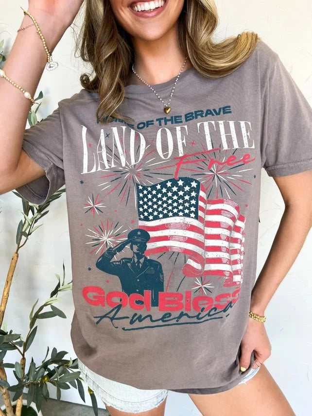 God Bless America Graphic TeeS