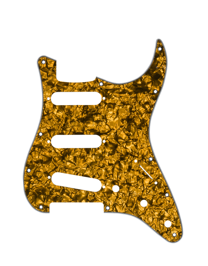 D'Andrea USA Gold Pearl | Strat Pickguard