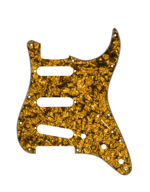 D'Andrea USA Gold Pearl | Strat Pickguard