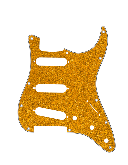 D'Andrea USA Gold Sparkle | Strat Pickguard