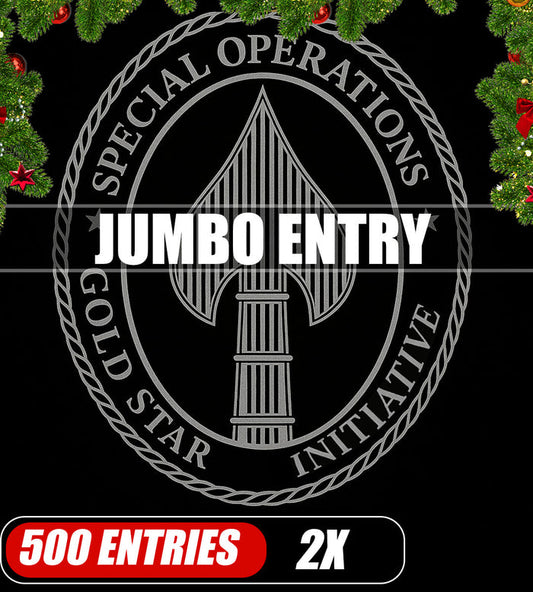 GOLD STAR CHRISTMAS GIVEBACK - JUMBO ENTRY (PLATINUM)