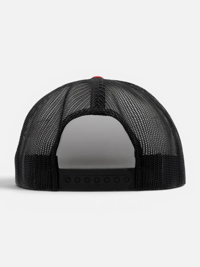 Gorra Flexfit Yupoong Trucker Rojo Negro