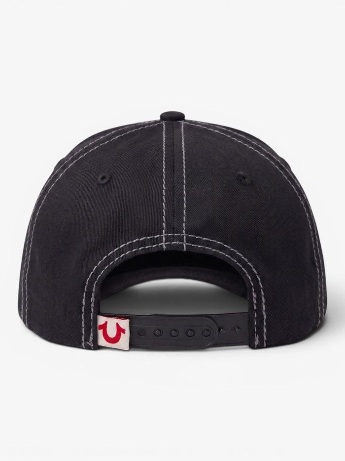 Gorra True Religion Fade Buddha Negro Blanco