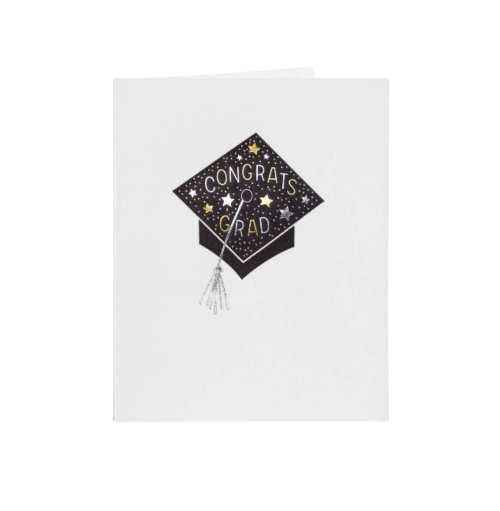 Elum Designs Grad, Sparkle Cap - Greeting Card