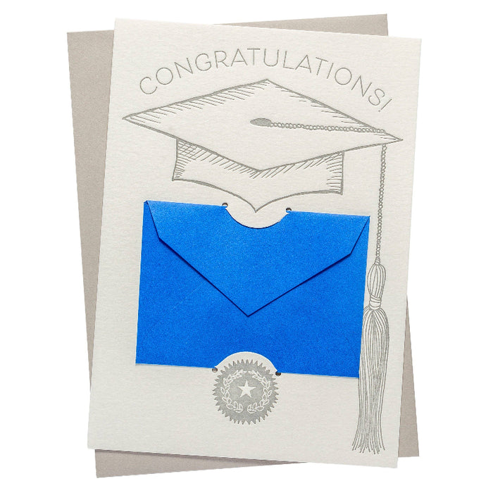 Color Box Design & Letterpress Graduation | Gift Card Holder