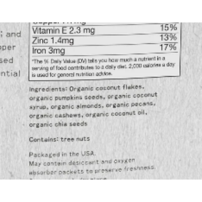 Grain Free Granola | Organic