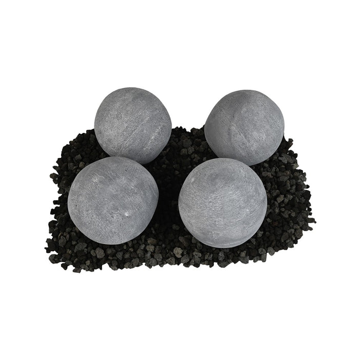 6" Cannon Balls (4-pc Set) / Gray