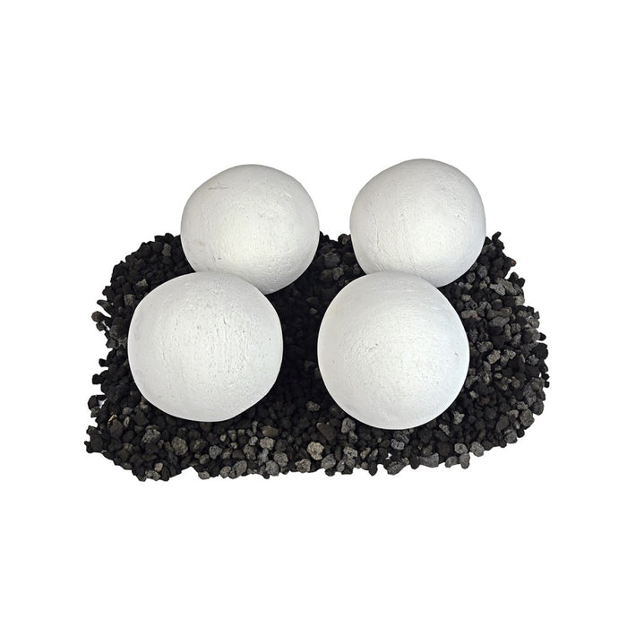 6" Cannon Balls (4-pc Set) / White