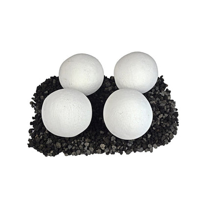6" Cannon Balls (4-pc Set) / White